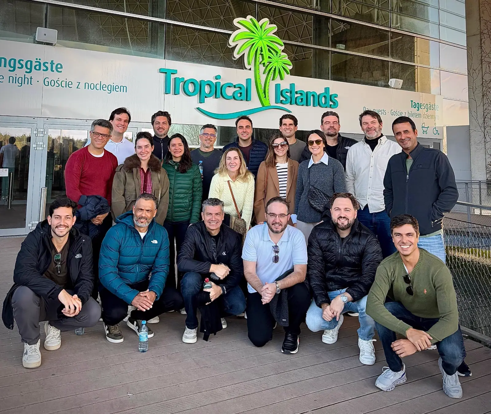 Visita técnica do grupo ao Tropical Islands, na Alemanha