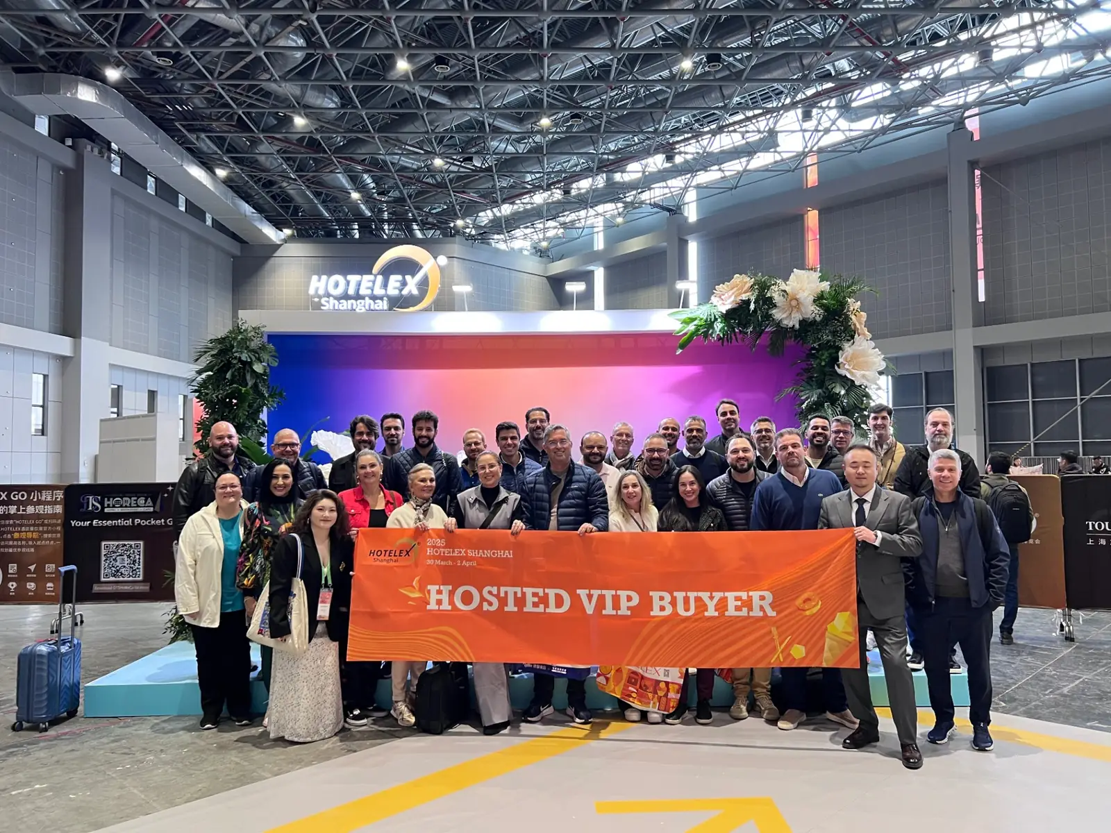 Grupo do Hoteleiros do Futuro na HOTELEX Xangai 2025